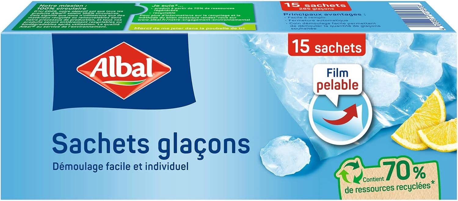 Sachet de glaçons