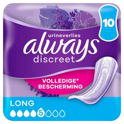 Always Discreet Protection Intégrale 10 serviettes