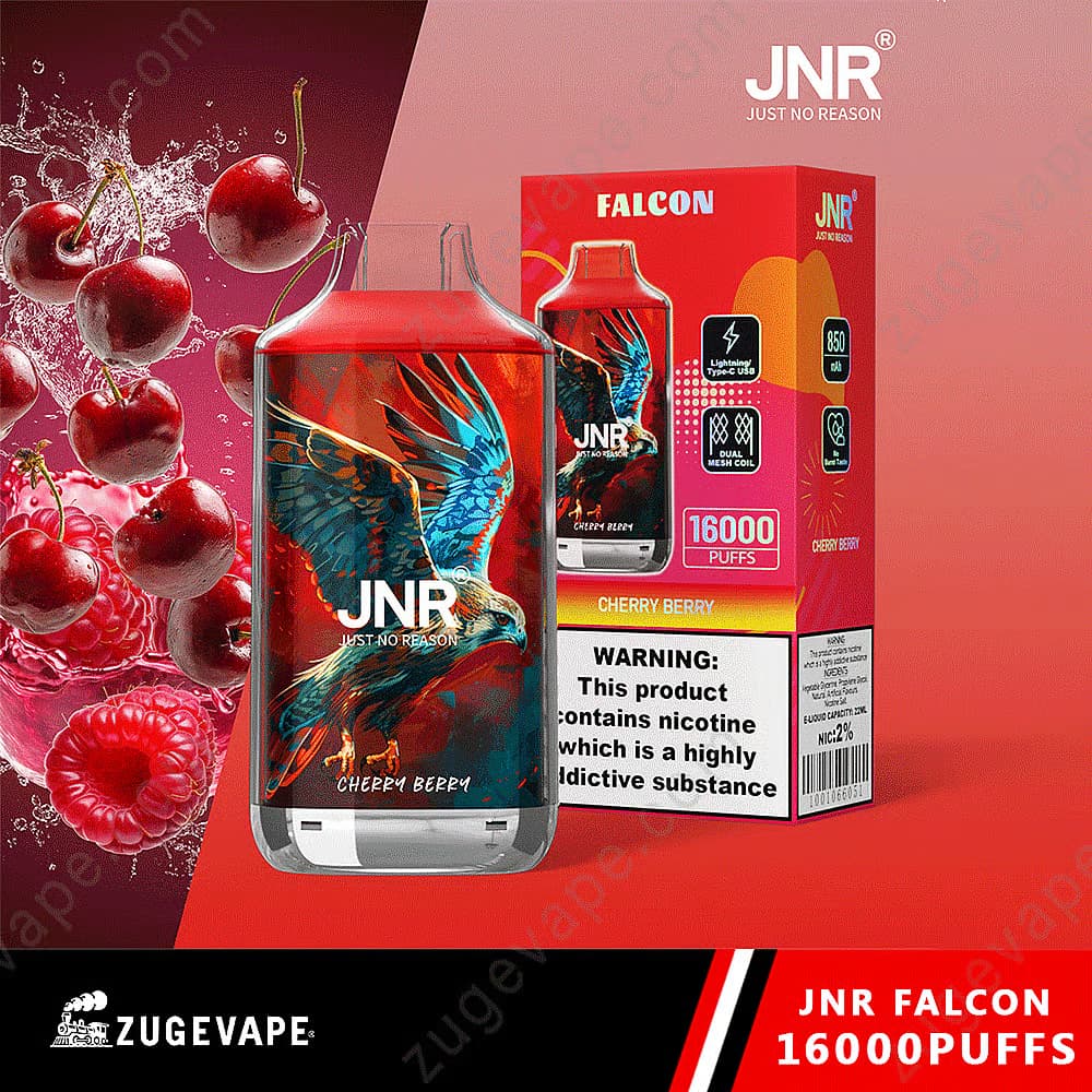 Falcon JNR 16000 puffs Cerise Fraise Framboise